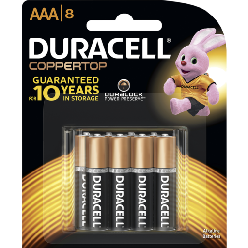 Duracell Coppertop Batteries Aaa Pack