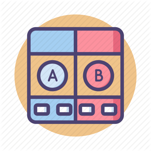 A B Testing, Ab Testing, Experiment, Split Test, Test, Testing Icon