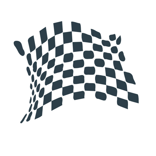 Chequered Flag Abstract Icon Clipart