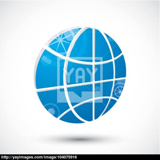 Earth Planet Icon Abstract Icon, Vector Symbol Vector