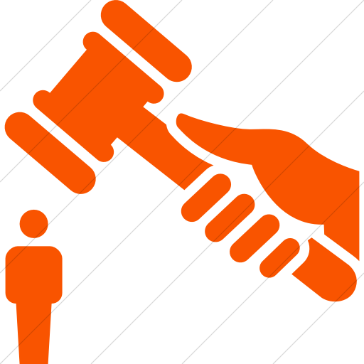 Simple Orange Iconathon Abuse Of Power Icon