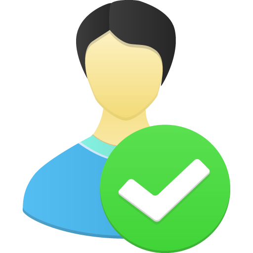 Male, User, Accept Icon Free Of Flatastic Icons