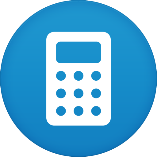 Calculator Icon Circle Iconset
