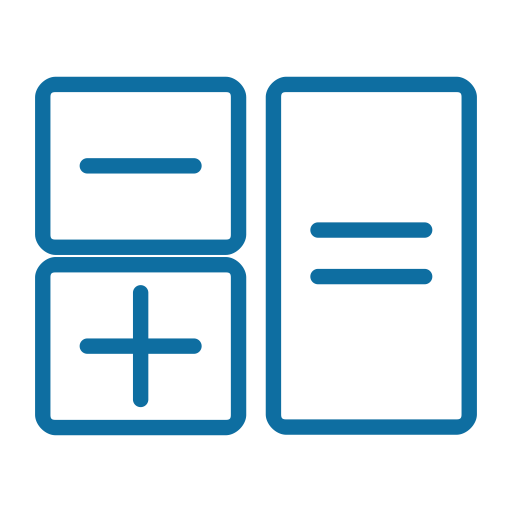 Math, Calculate, Calculator, Calculation, Accounting Icon