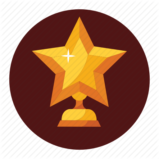 Achievement, Award, Badge, Champions, Seal, Star, Trophy Icon
