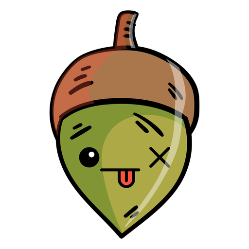Acorn Cartoon Icon