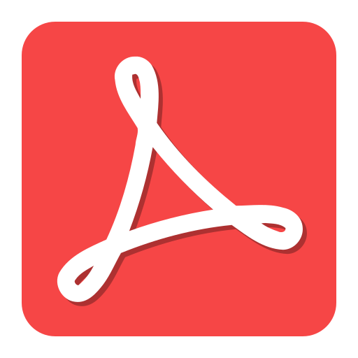Acroread, Adobe, Acrobat Icon Free Of Super Flat Remix Apps