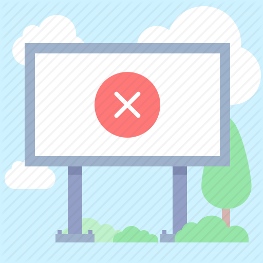 Adblock, Adblocker, Banner, Board Icon