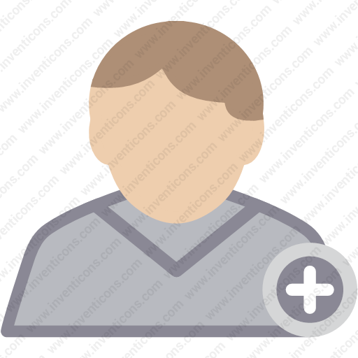 Download Person,male,profile,man,user Add Icon Inventicons