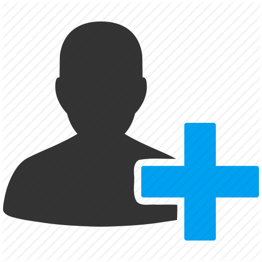 Add User, Contact, Create Account, Customer, New Member, Person