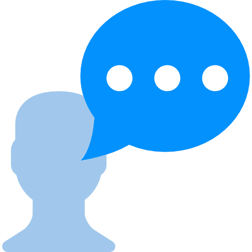 Chat, Dialogue, Bubbles, Bubble, Talk, Man, Person Icon Free