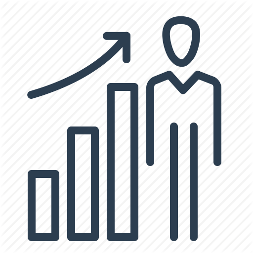 Career, Growth, Human, Potencial, Profit, Resources, Success Icon