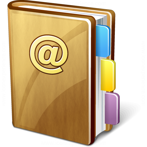Iconexperience V Collection Address Book Icon