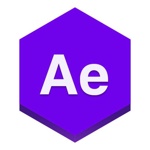 After Effects Icon Hex Icons