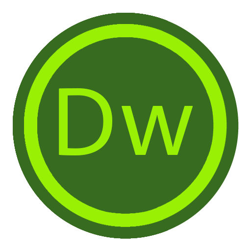 App Adobe Dreamweaver Icon The Circle Iconset Xenatt