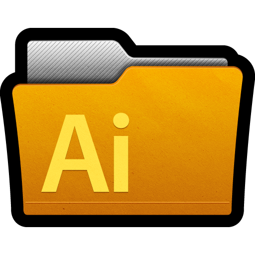 Adobe, Directory, Documents, Folder, Illustrator Icon