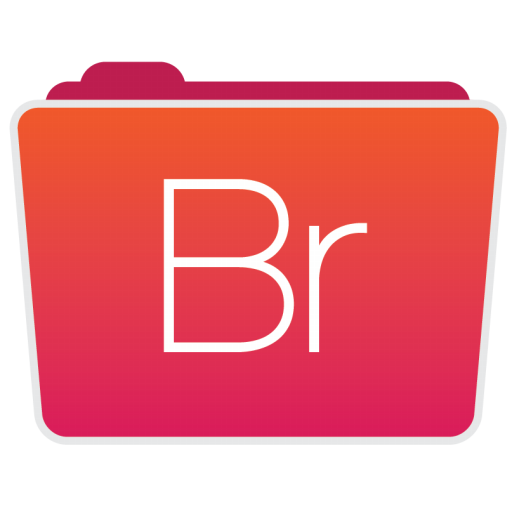 Bridge Folder Icon Adobe Folders Style Iconset Hamza Saleem