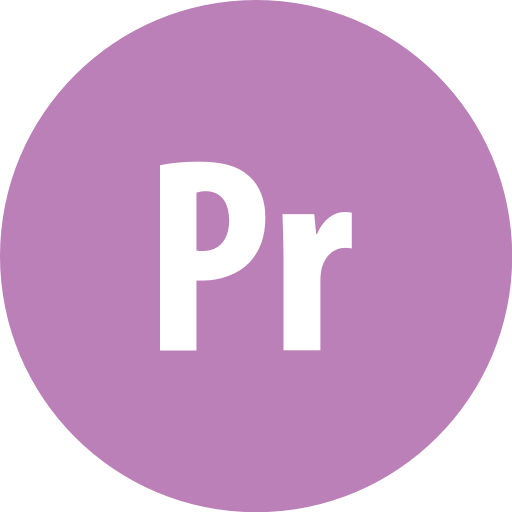 Adobe, Premiere, Round Icon