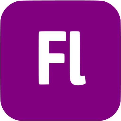 Purple Adobe Fl Icon