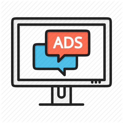 Ad, Ads, Advertising, Display, Messenger, Monitor Icon