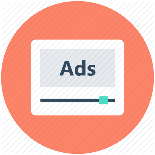 Ad Content, Advertisement, Marketing, Video Ads Icon