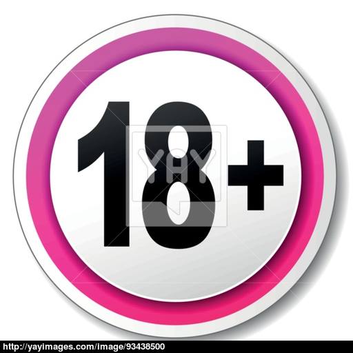 Vector Adult Contents Icon Vector