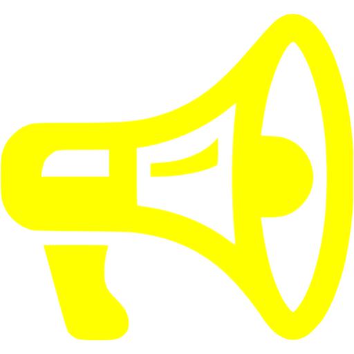 Yellow Advertising Icon