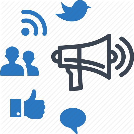 Advertising, Marketing, Networking, Social Media Icon