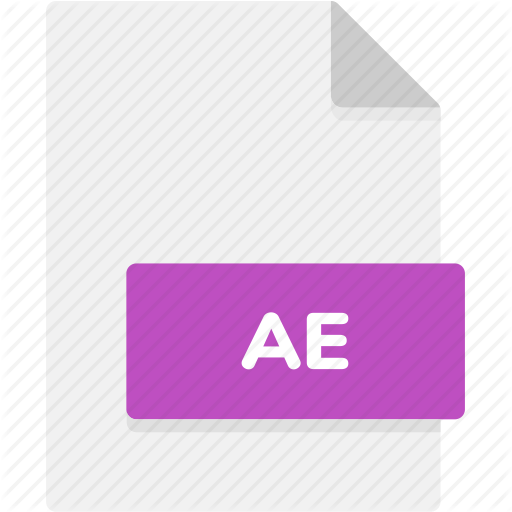 Ae, Extension, File, Format, Formats, Format, Type Icon