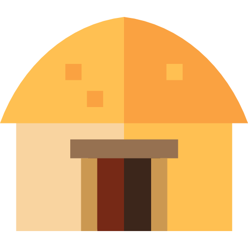 Buildings, Hut, Primitive, Prehistoric, Stone Age Icon