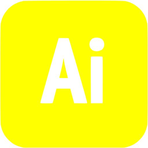 Yellow Adobe Icon