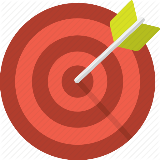 Aim, Arrow, Center, Goal, Hit, Succes, Target Icon