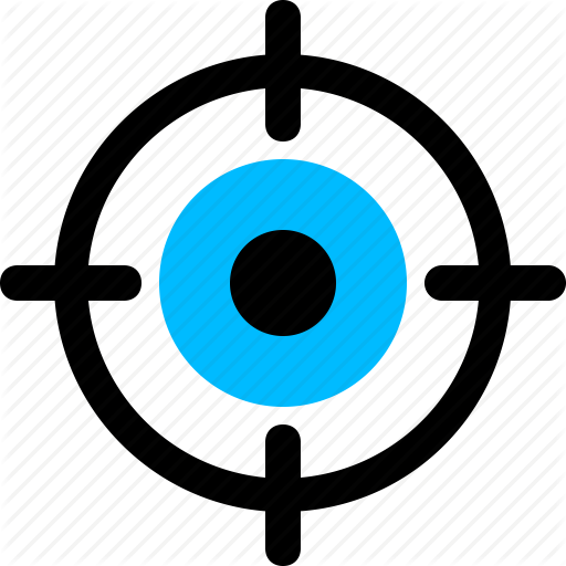 Aim, Objective, Scope, Target Icon