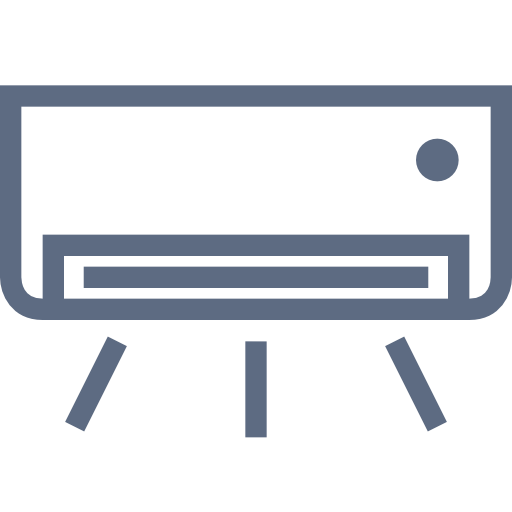 Grey, Air, Conditioner Icon Free Of Hotel And Spa Icons