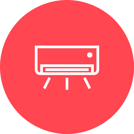 Red, Air, Conditioner Icon Free Of Hotel And Spa Icons