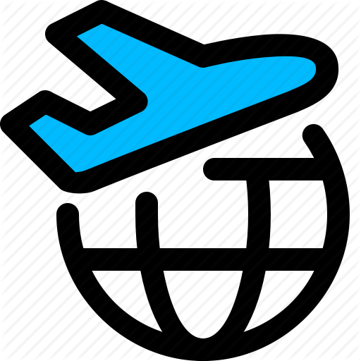 Air, Flight, International, Shipping Icon