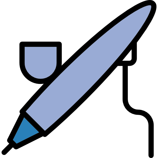 Paint, Painting, Artist, Tools And Utensils, Airbrush Icon
