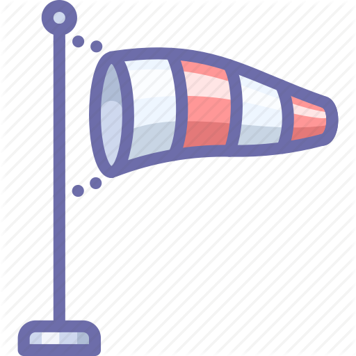 Airflow, Direction, Wind Icon