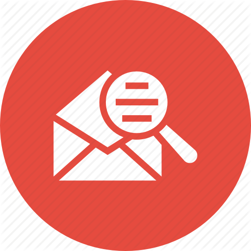 Airmail, Envelope, Find, Mail, Search Icon