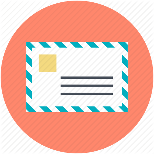 Airmail, Letter, Mail, Post, Retro Correspondence Icon