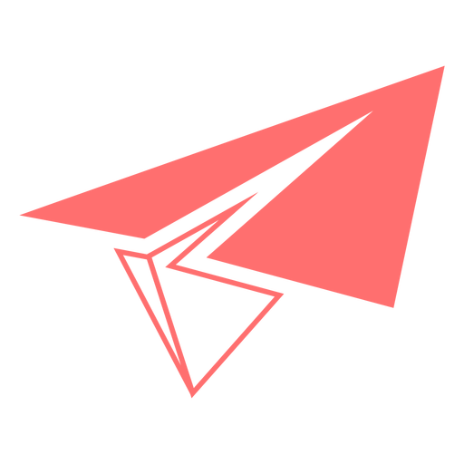 Paper Airplane Line Style Icon