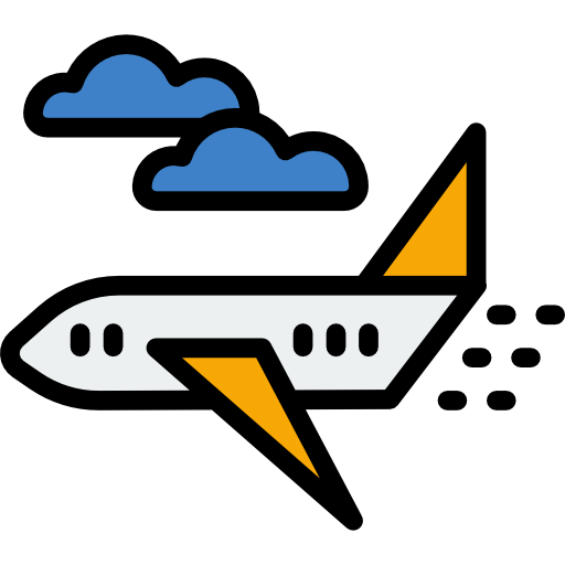 Flight, Plane, Transport, Airport, Aeroplane, Airplane, Travel Icon