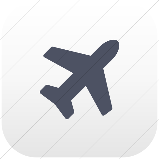 Flat Rounded Square Blue Gray On White Gradient