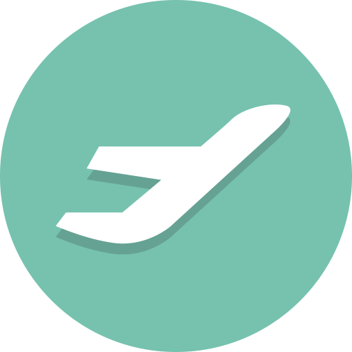 Takeoff, Airplane Icon