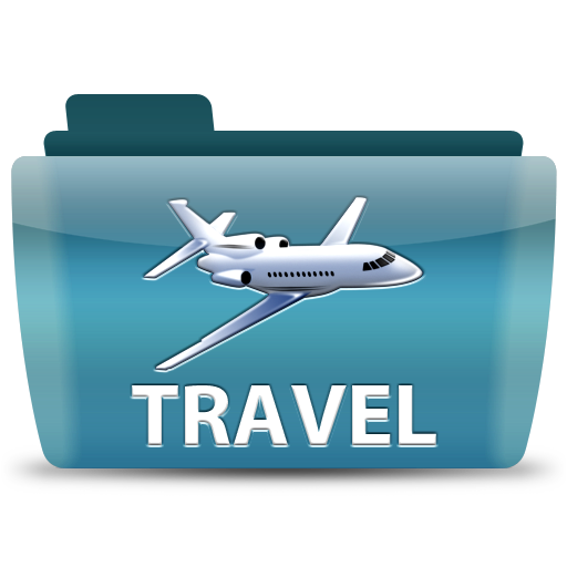 Travel, Airplane, Folder, Icon Free Of Colorflow Icons