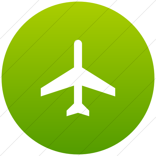 Flat Circle White On Green Gradient Ocha Humanitarians