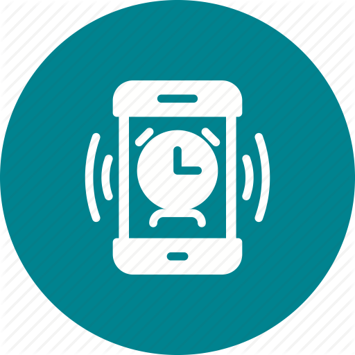 Alarm, Clock, Reminder, Ring, Smartphone, Sound, Time Icon