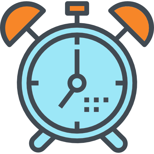 Time, Tools And Utensils, Alarm Clock Icon