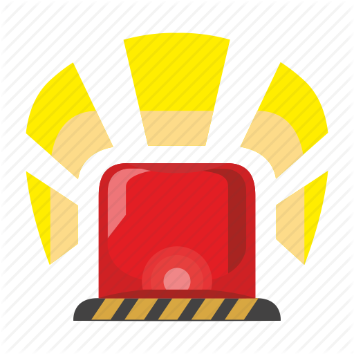 Alarm, L Red, Signal, Siren Icon
