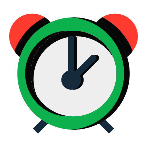 Alarm Clock, Fill, Flat Icon With Png And Vector Format For Free